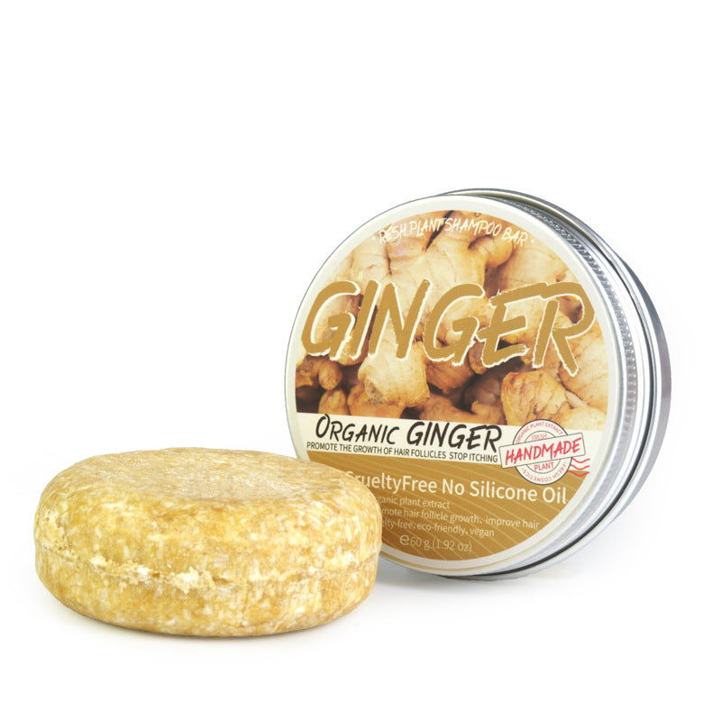 Ginger Shampoo Soap Anti-dandruff Refreshing Ginger Shampoo Soap Anti-dandruff Refreshing